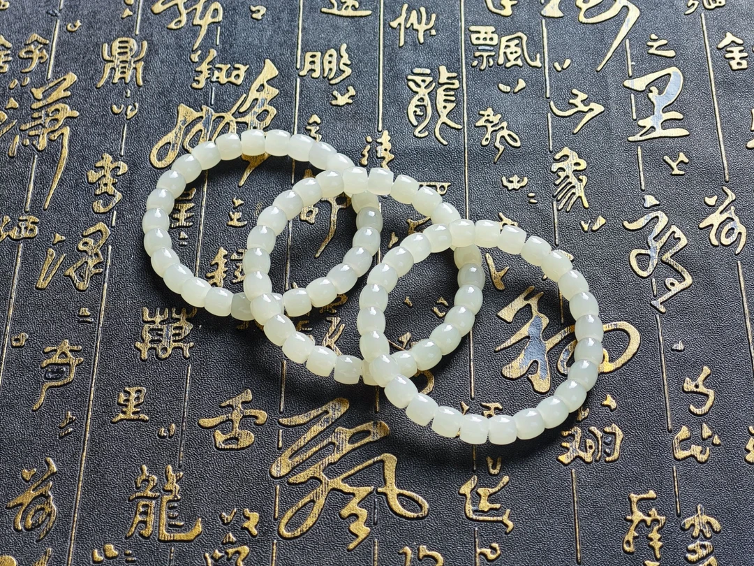 和田玉直切手串单圈精美女士时尚百搭玉手串多样性发一件