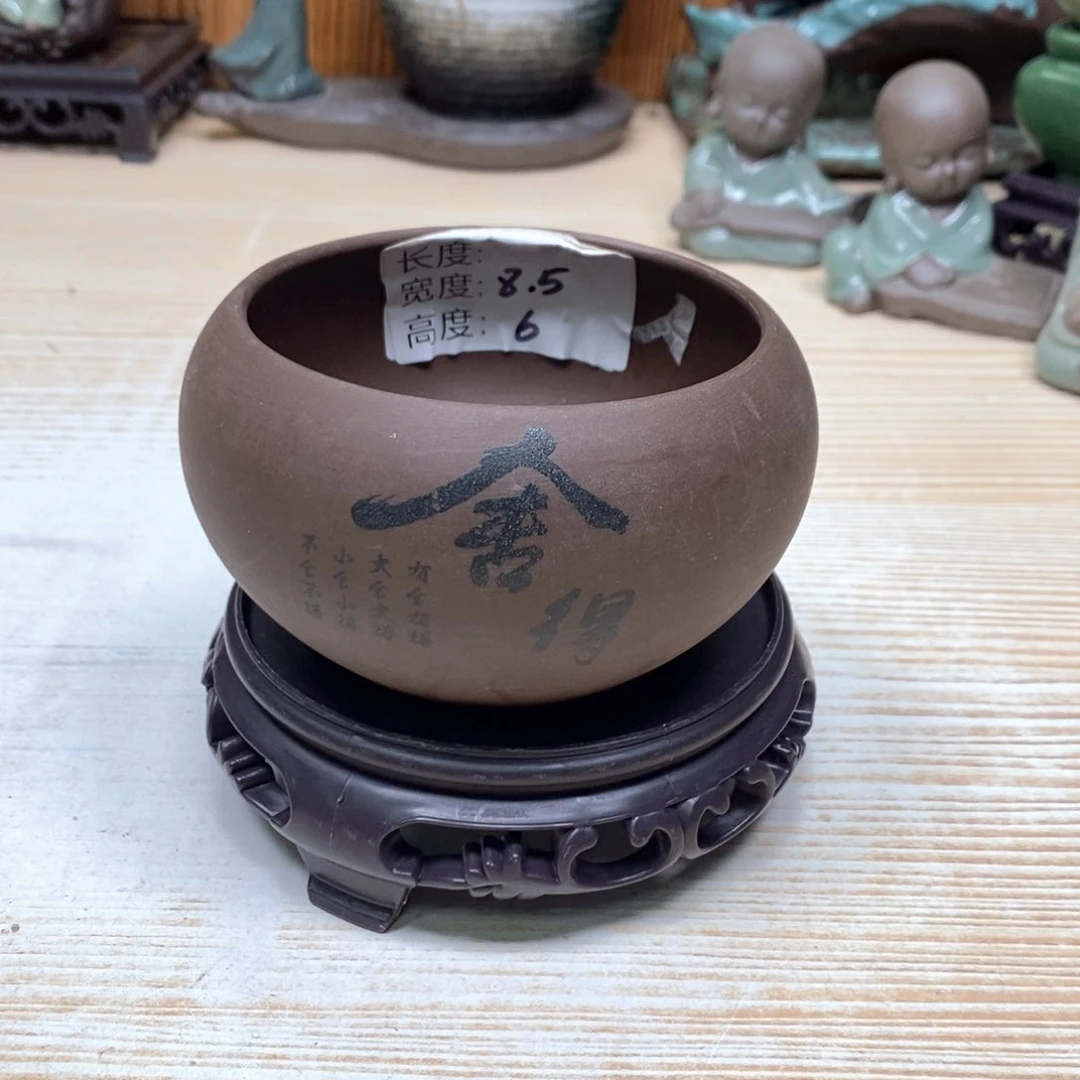 紫砂花盆陶瓷艺术花盆陶瓷