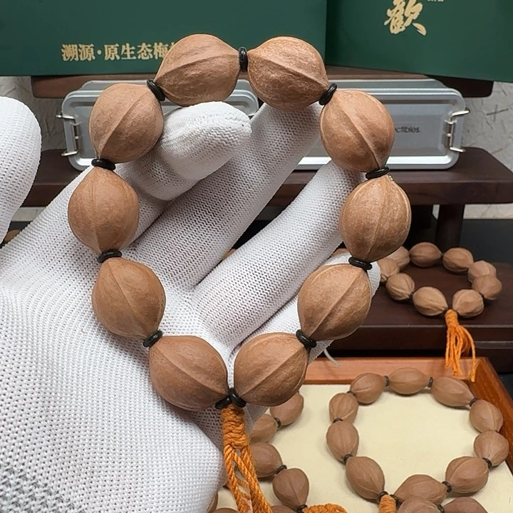 橄榄核手串1825三花短圆