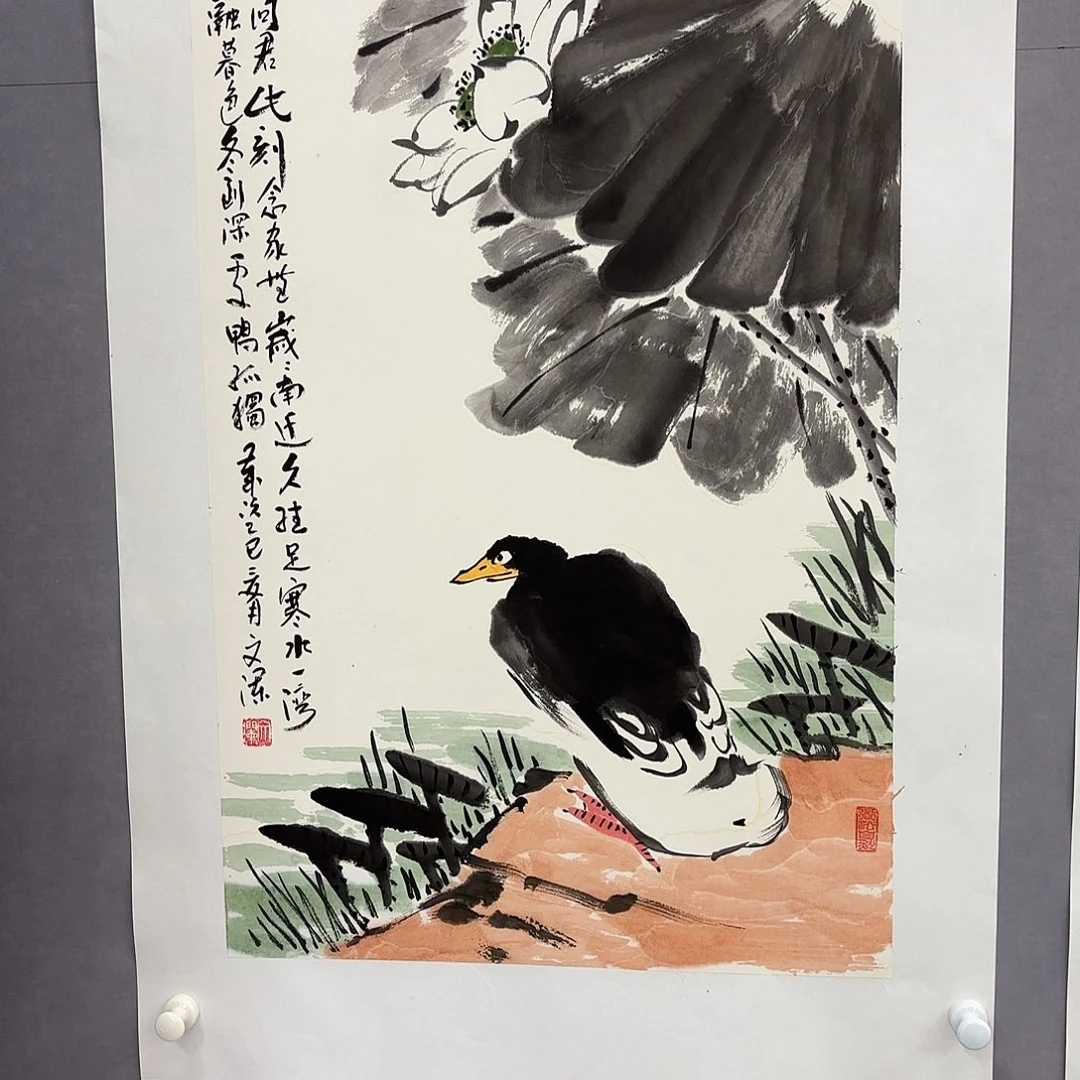 国画艺术家真人手绘