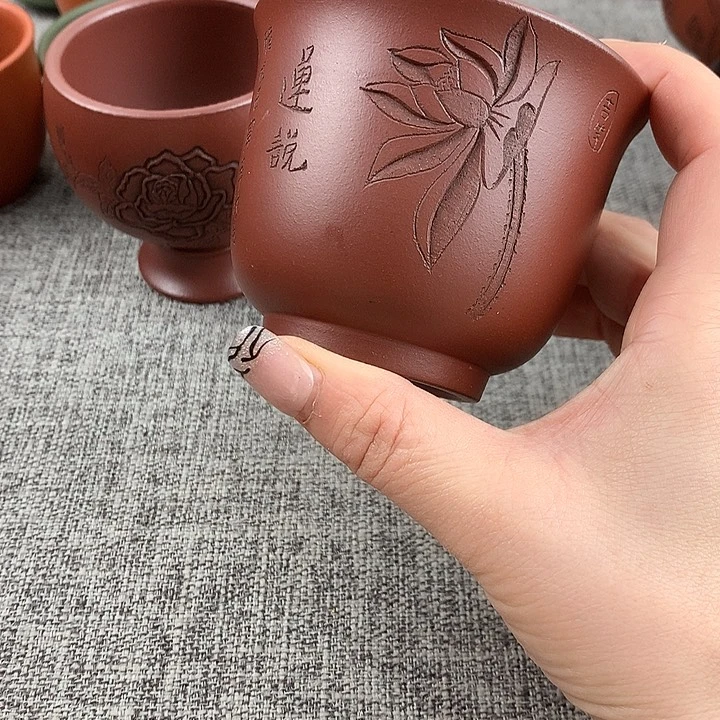 紫砂茶杯高端主人杯