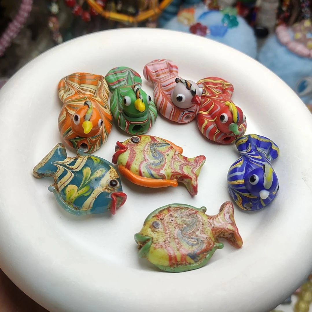 琉璃非金属西亚动物一颗