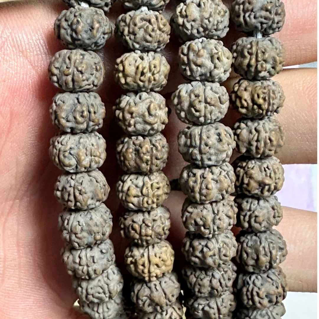 平细灰皮梅花108长串菩提金刚