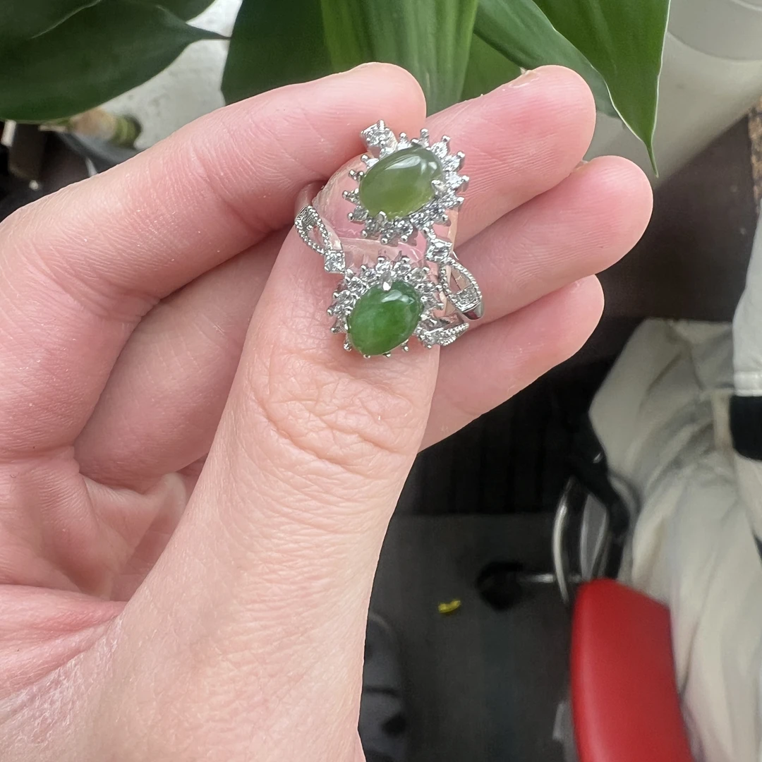 和田玉碧玉戒指拍一发一多样性发货