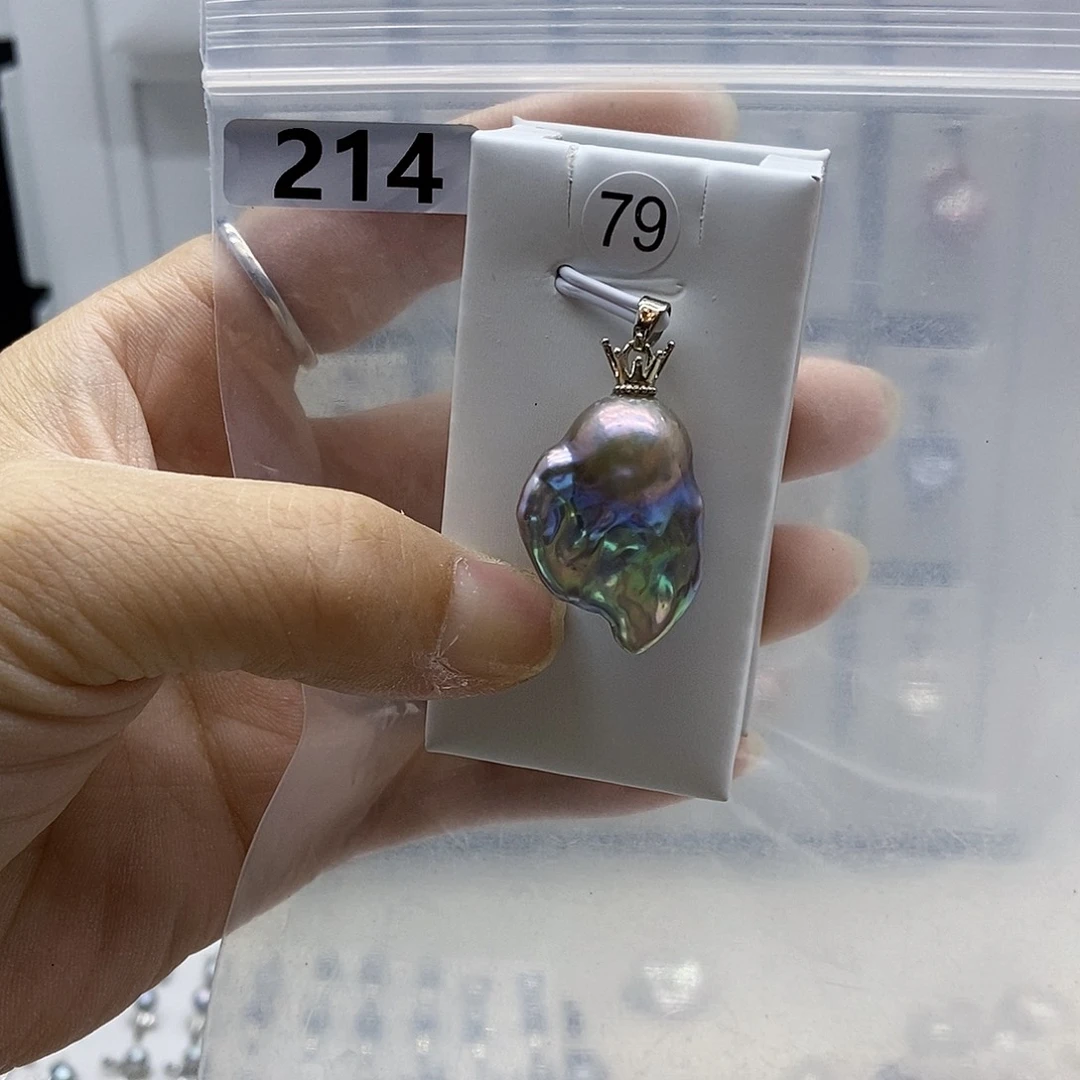 颈饰合金淡水珍珠