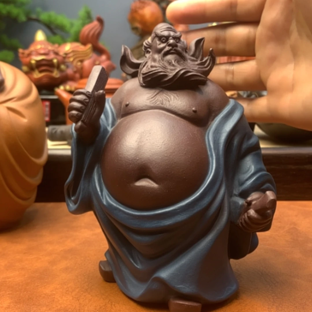 【闪购商品】紫砂茶宠人**茶紫砂壶手工艺制作