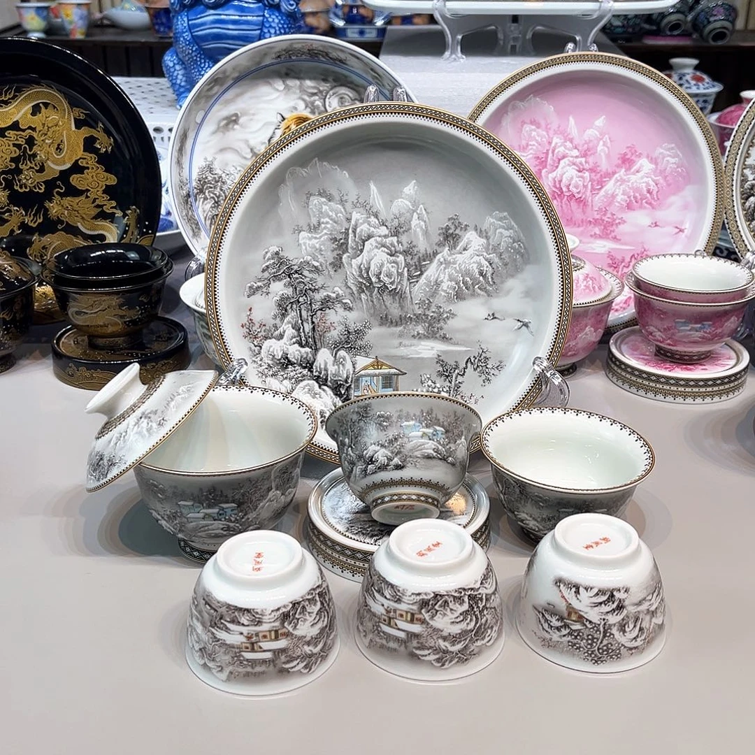 景德镇美术作品欣赏