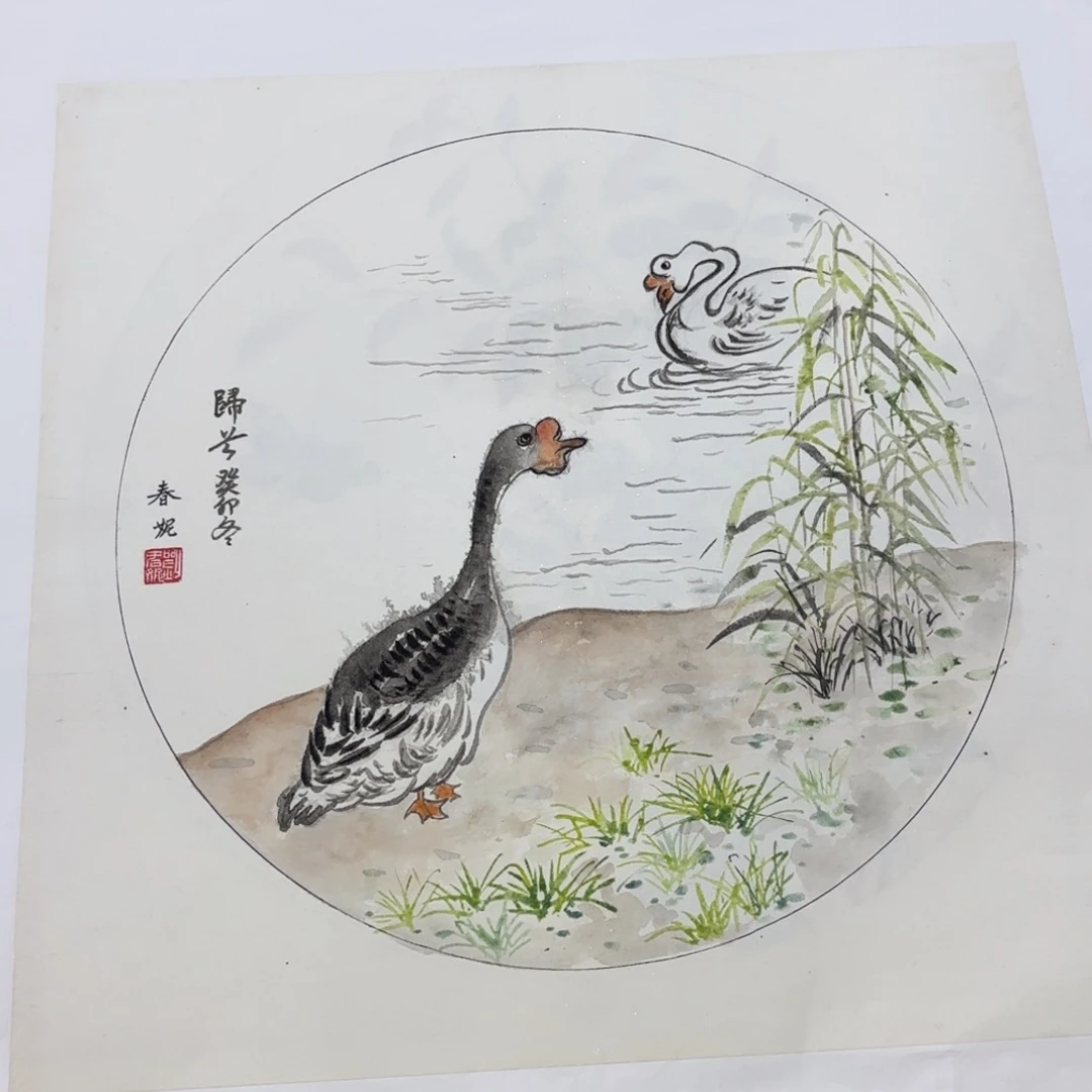 国画刘春妮老师作品刘