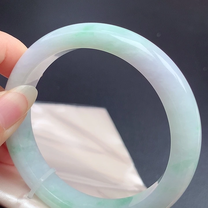 翡翠未镶嵌手镯62.2圈口