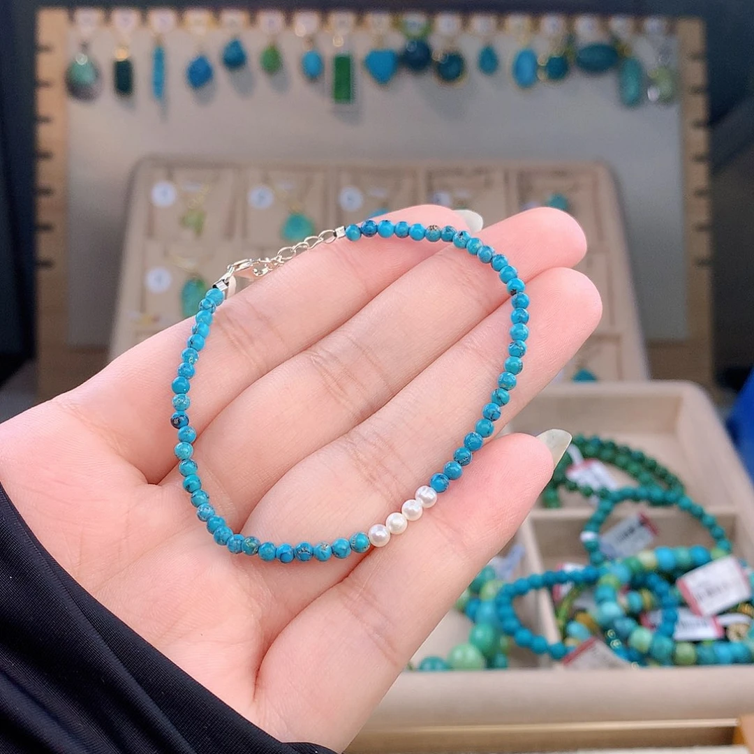 未镶嵌绿松石手链