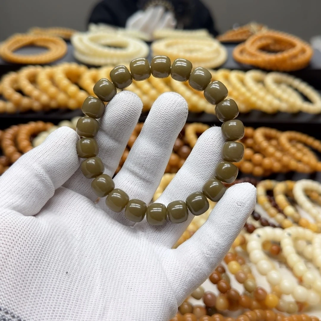 手串菩提根/象牙果10×11 5年 鬼工