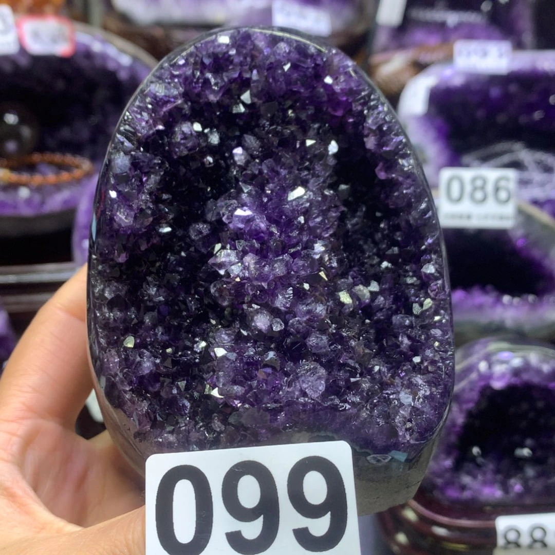 未镶嵌紫晶摆件水晶