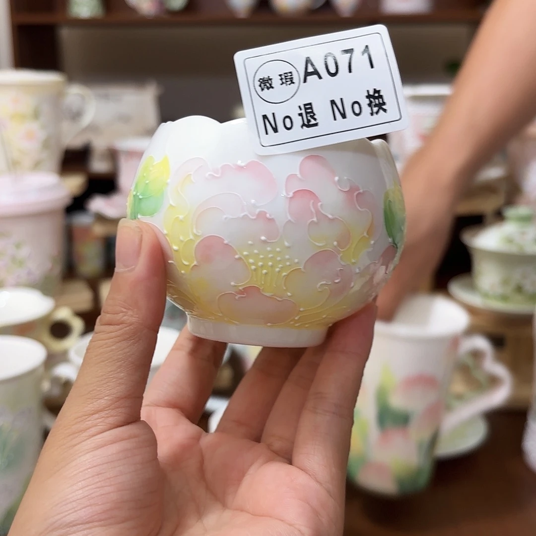 手绘创意高温釉下彩陶瓷