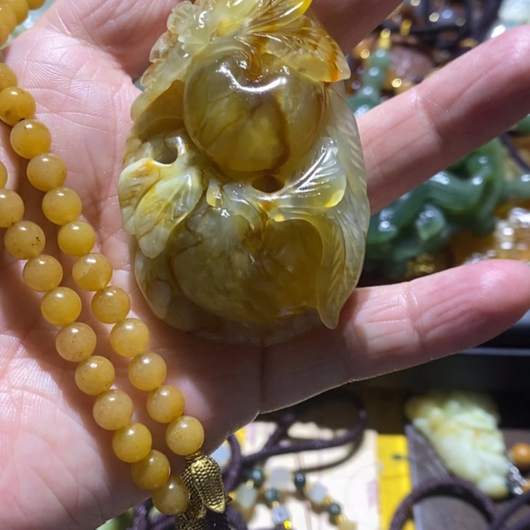 【闪购商品】岫玉毛衣链未镶嵌