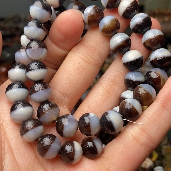 玛瑙/玉髓未镶嵌手链发一条