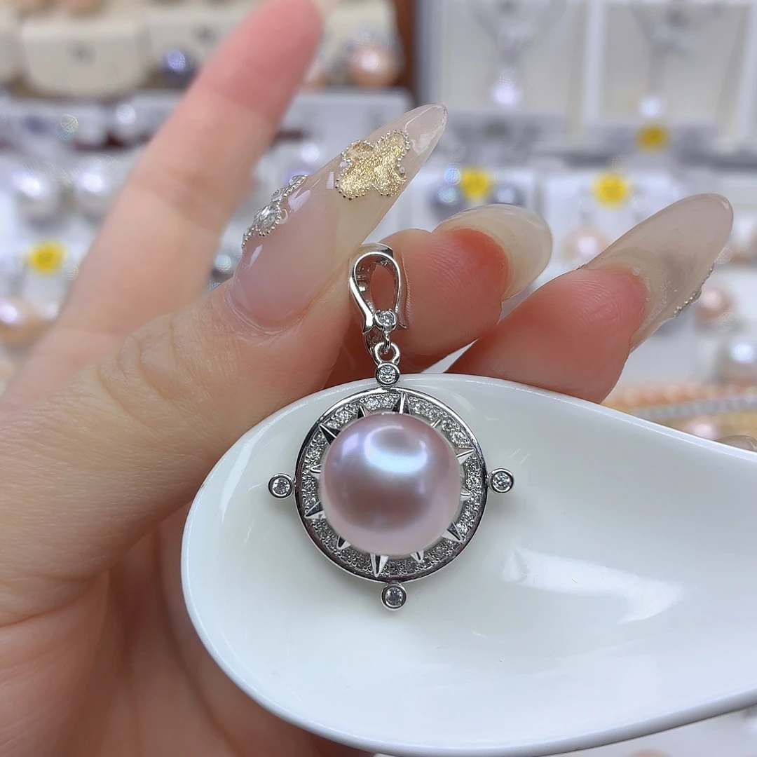 颈饰合金淡水珍珠F