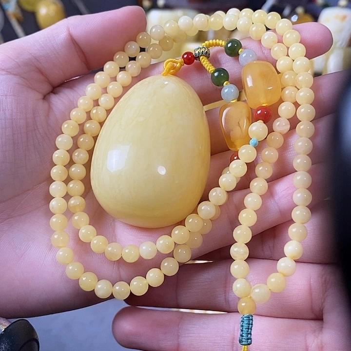 琥珀未镶嵌裸石水滴