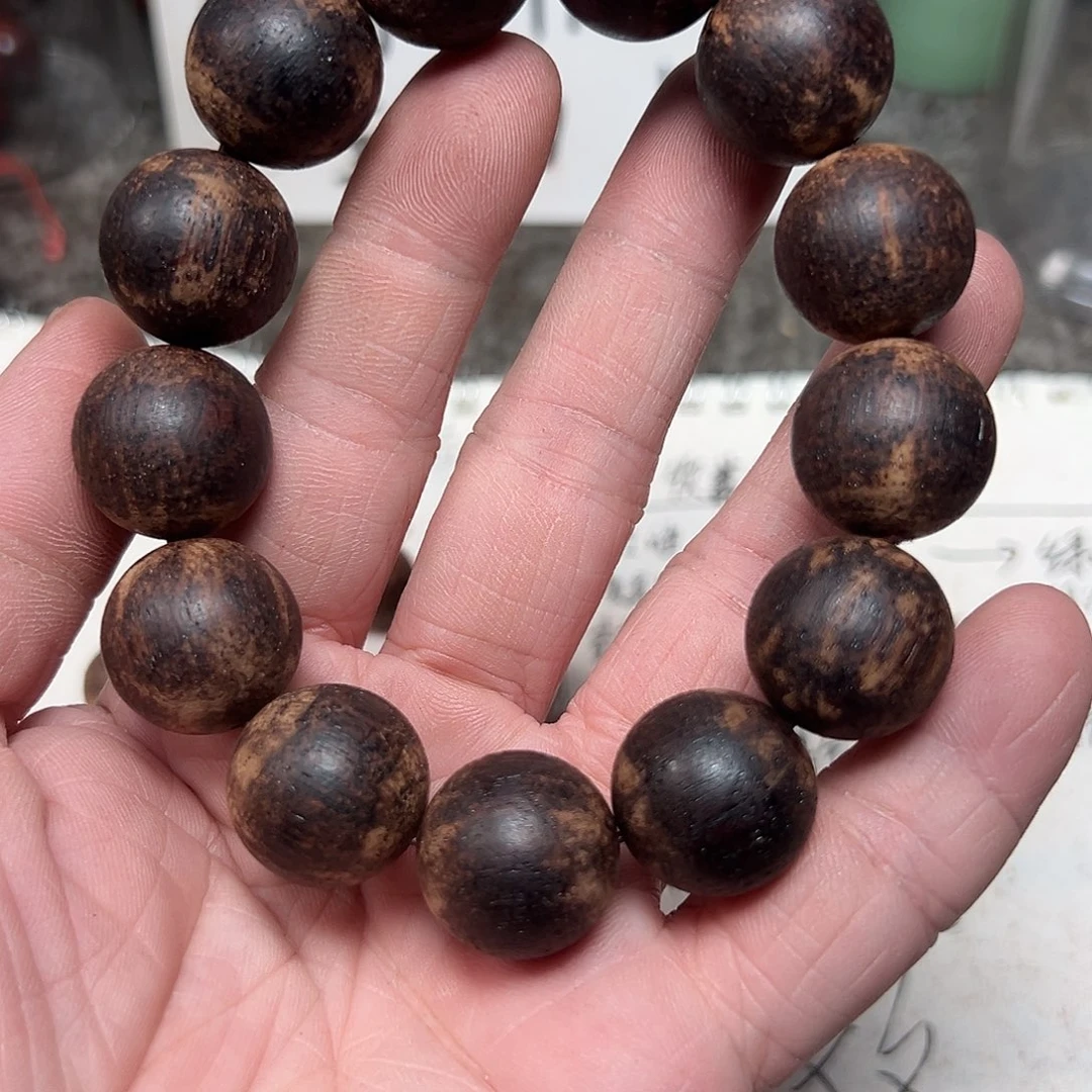 藤类缅甸小叶降真香1.8圆珠绿油