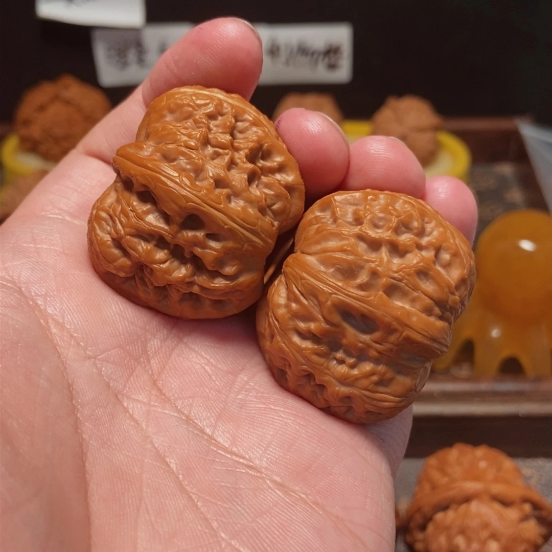 吊坠文玩核桃元宝41尺50