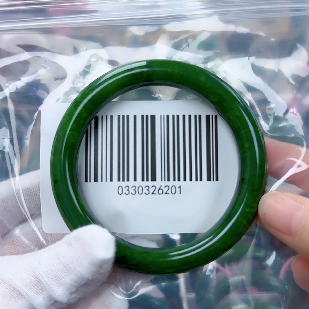 和田玉（碧玉）手镯未镶嵌5859