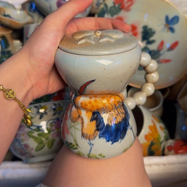 瓷片景德镇陶瓷手工手绘