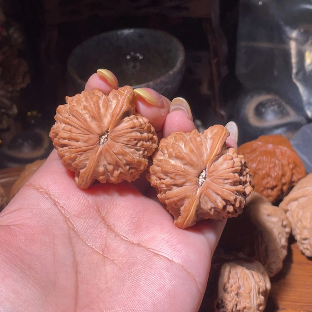 把件文玩核桃冲血麒麟40修