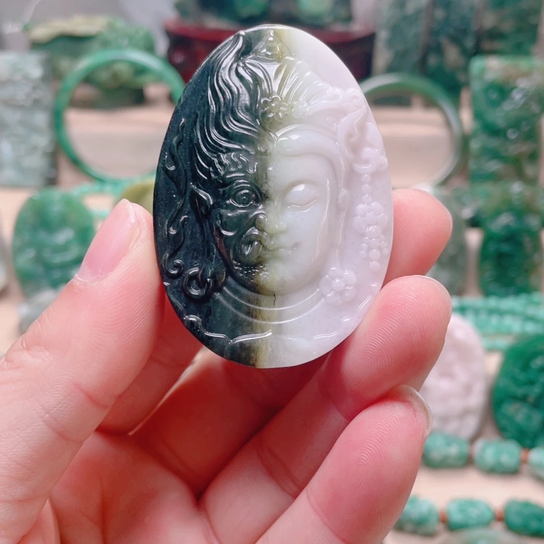 独山玉未镶嵌颈饰