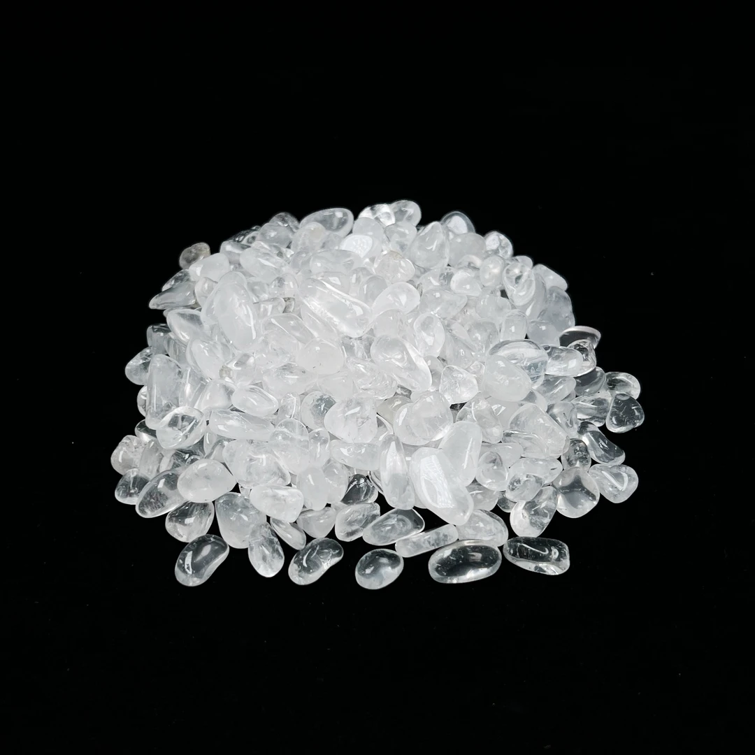 家用天然白水晶随形小摆件 小颗粒原石