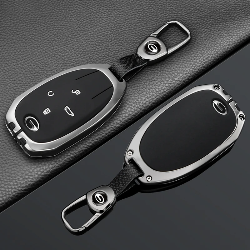 传祺gs4钥匙套影豹m8传奇gs8/gs3/gs5影酷ga6/ga4壳ga8埃安车包扣
