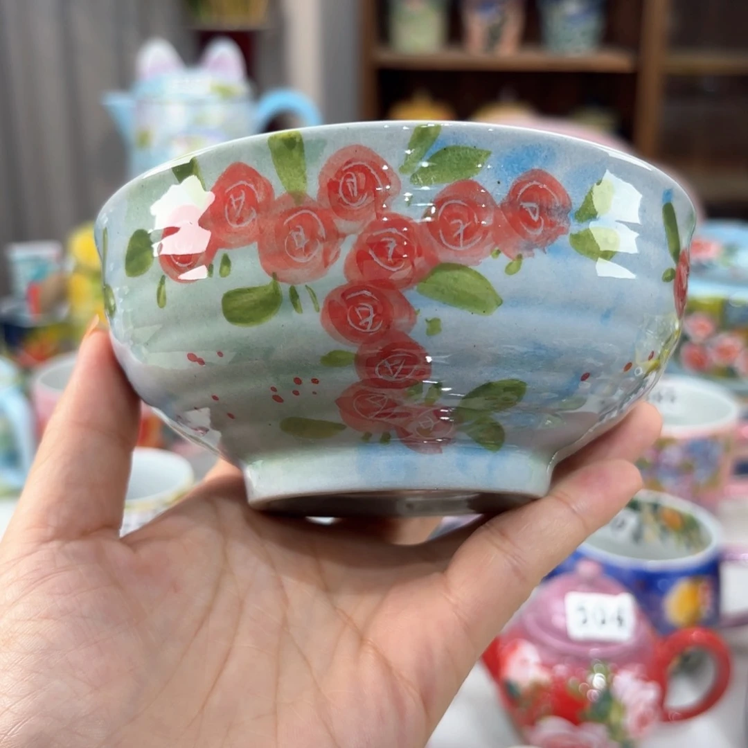 景德镇手绘高温釉下彩陶瓷茶具