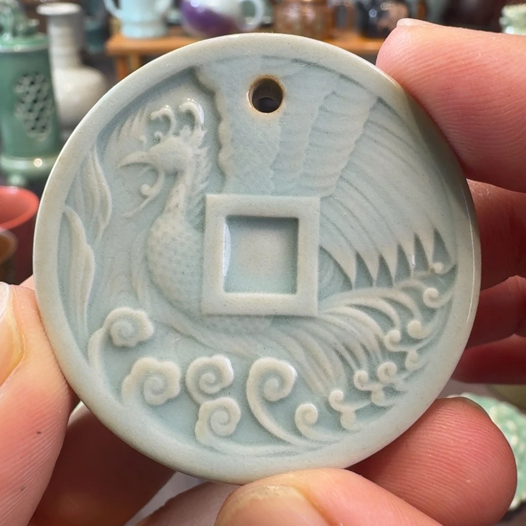 龙泉青瓷茶具微瑕