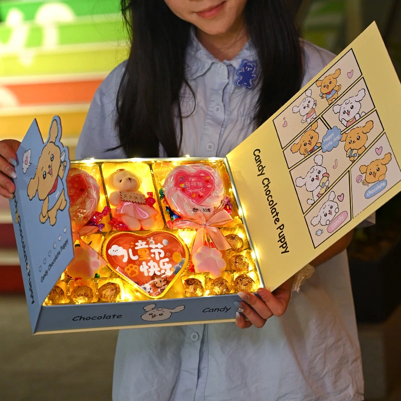 六一儿童节送小孩子礼物巧克力61给女儿棒棒糖果礼盒男孩生日礼品