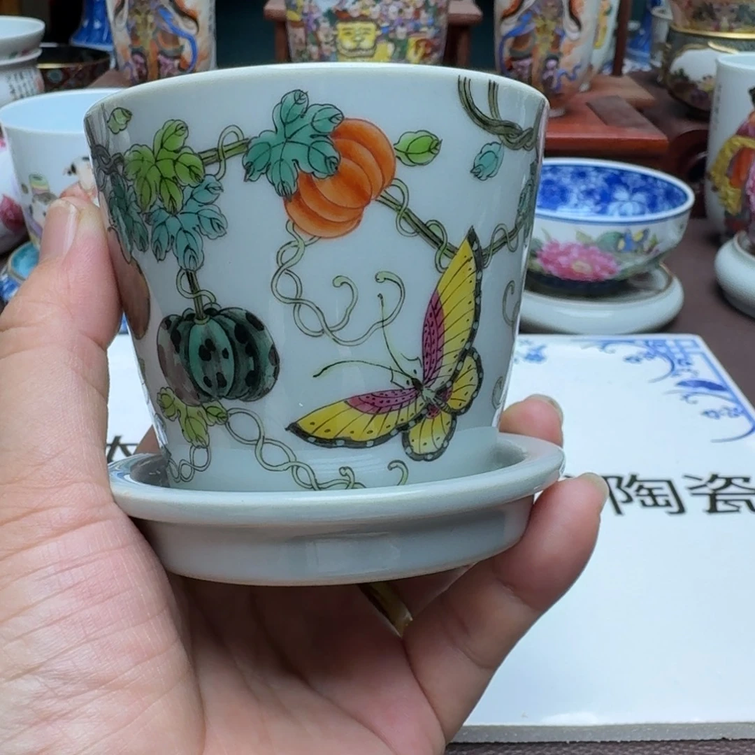 景德镇手工手绘展示