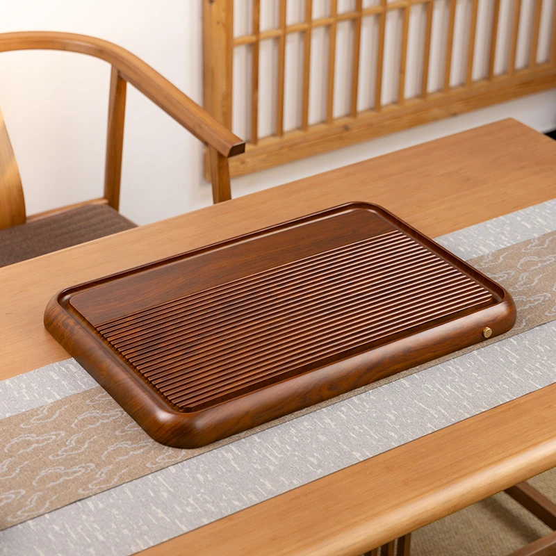 一心60*40*4【黄】25款实木茶盘家用客厅办公室简约功夫茶具