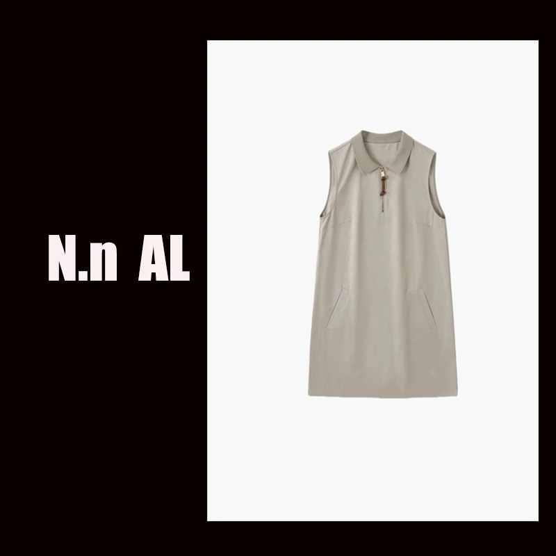 【72号】 气质时尚休闲女士设计师谬里谬气圆领连衣裙-9213