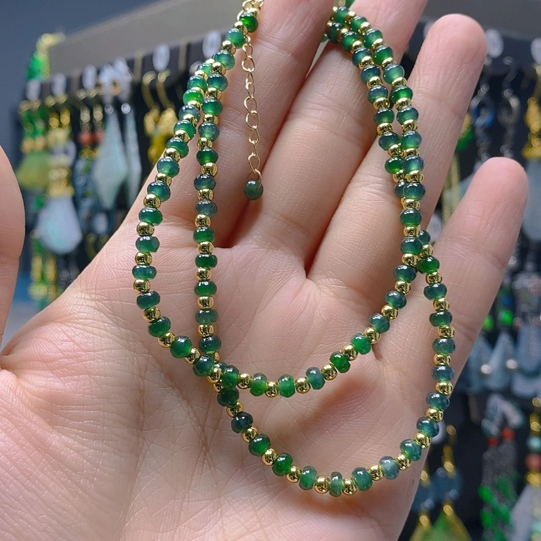 颈饰未镶嵌翡翠翡翠