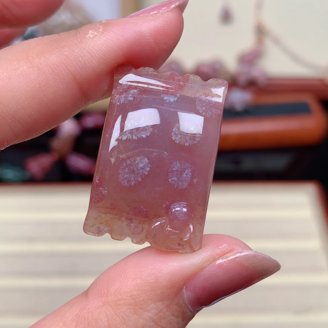 硅化玉珊瑚玉未镶嵌