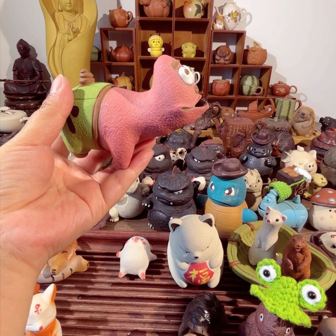 紫砂茶壶?*寻纯手工制作过程非常