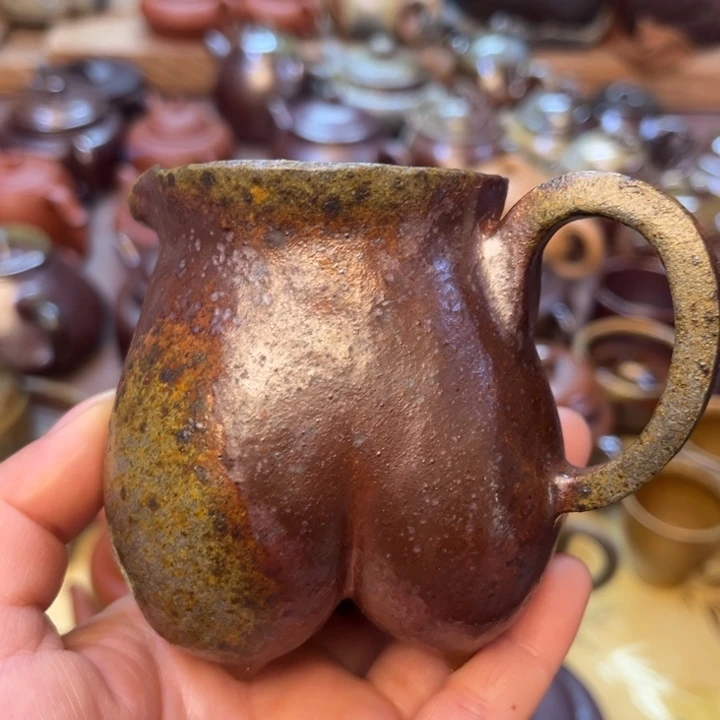 茶壶紫砂宜兴紫砂原矿泥料手捏150