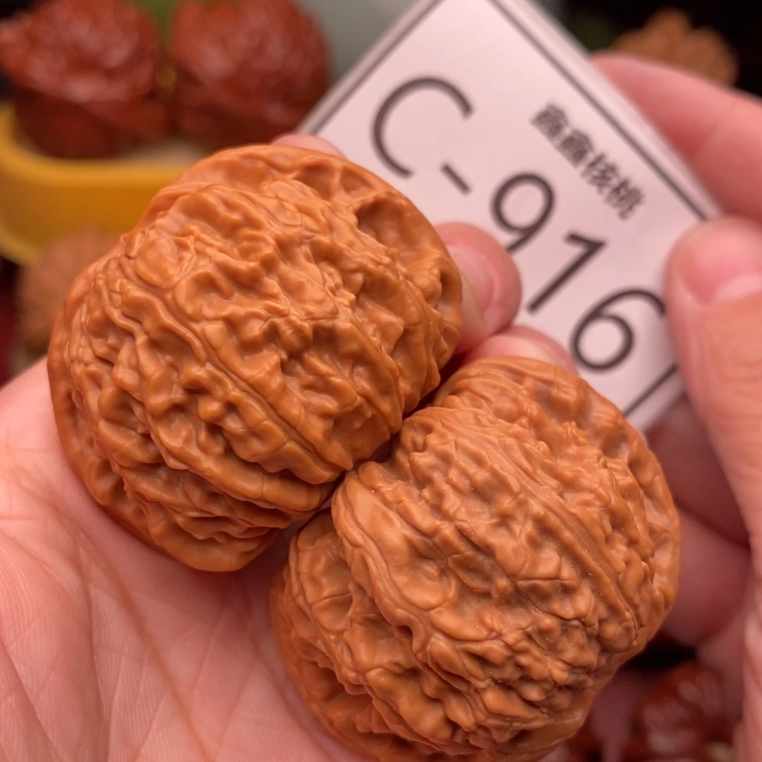 桃核把件球白41……