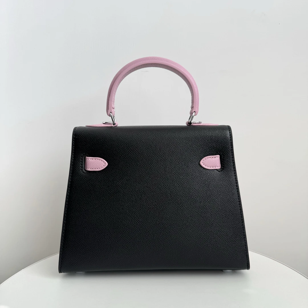 A131乘风· 探索全球奢品名包 【黑配粉-凯莉包】