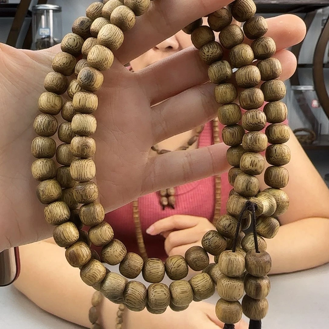 手串沉香木老形鼓珠多圈多样性发一