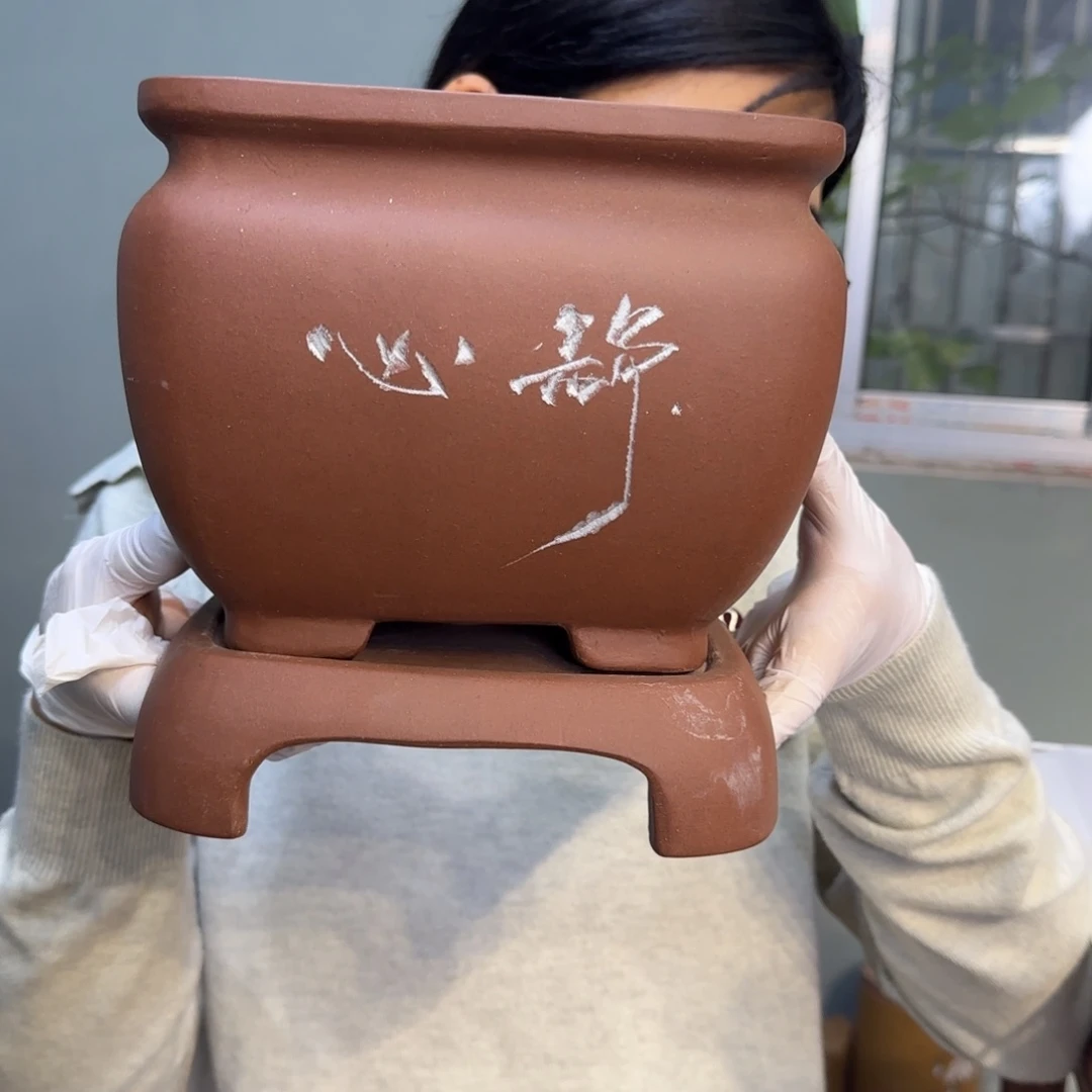 紫砂花盆紫砂口径19