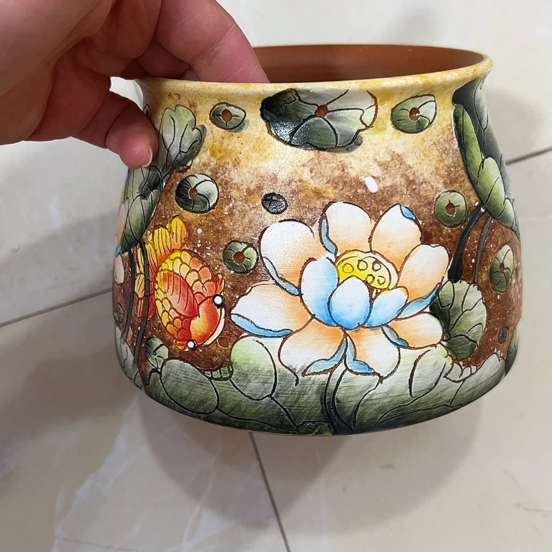 景德镇炫彩手绘口12.5