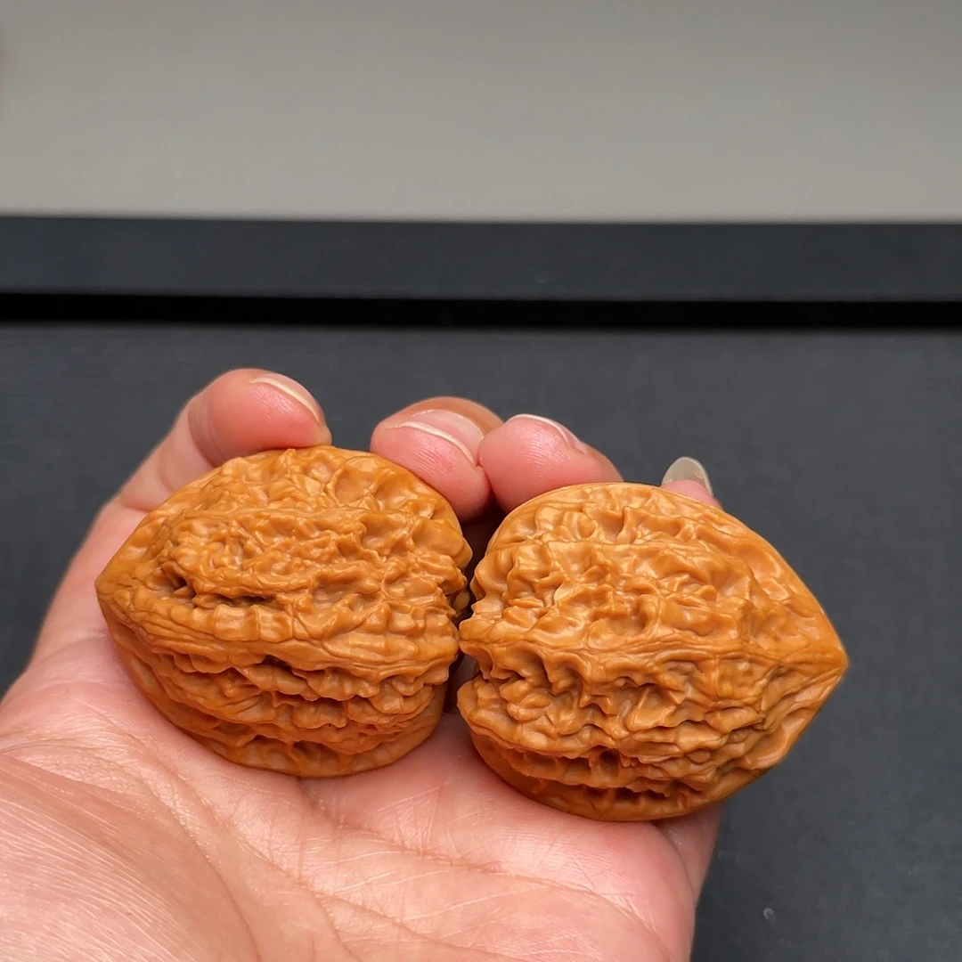 把件猴头核桃38×40×42精修打底老款鸡心XM3280