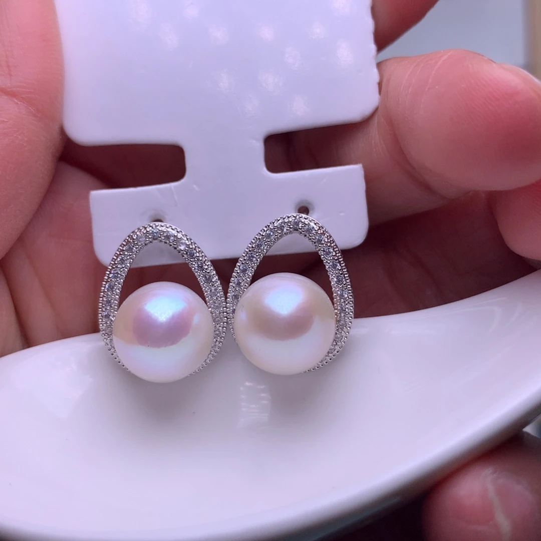 未镶嵌耳饰淡水珍珠