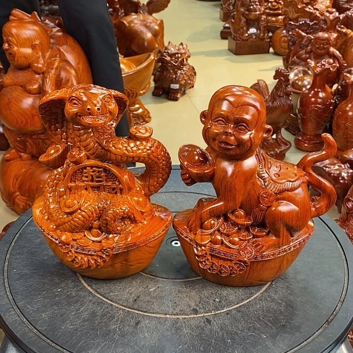 花梨木类小巴花梨木猴子蛇