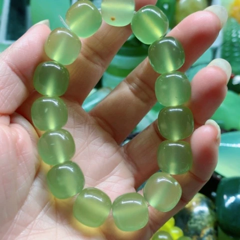 蛇纹石玉未镶嵌手串