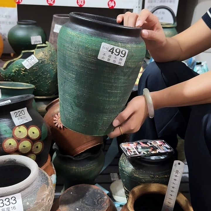 金绿坛子499高度23口径14