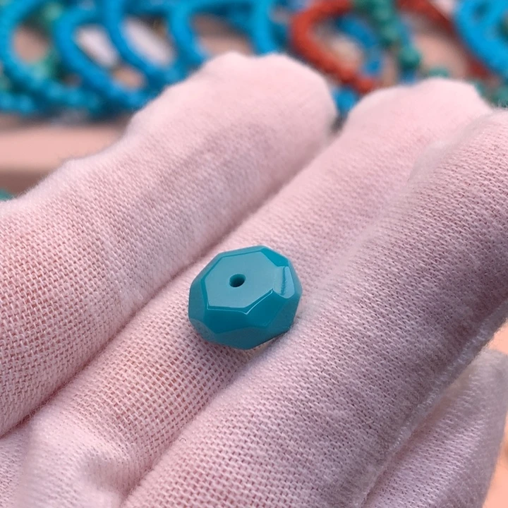 绿松石未镶嵌湖北天然原矿绿松石12